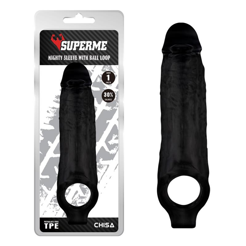 Funda para el Pene con Sujeción para los Testículos Mighty Negro - Imagen 2