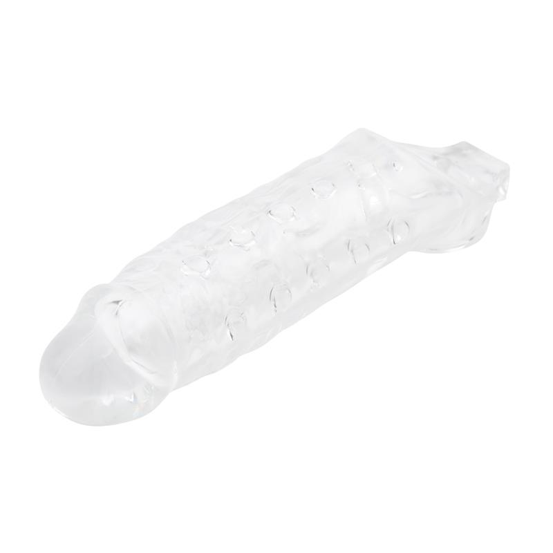 Funda para el Pene con Sujeción para Testículos Mighty Transparente - Imagen 2
