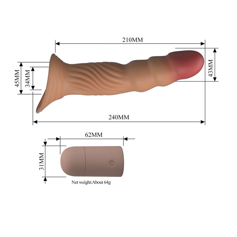 Funda para el Pene con Vibración - Imagen 11
