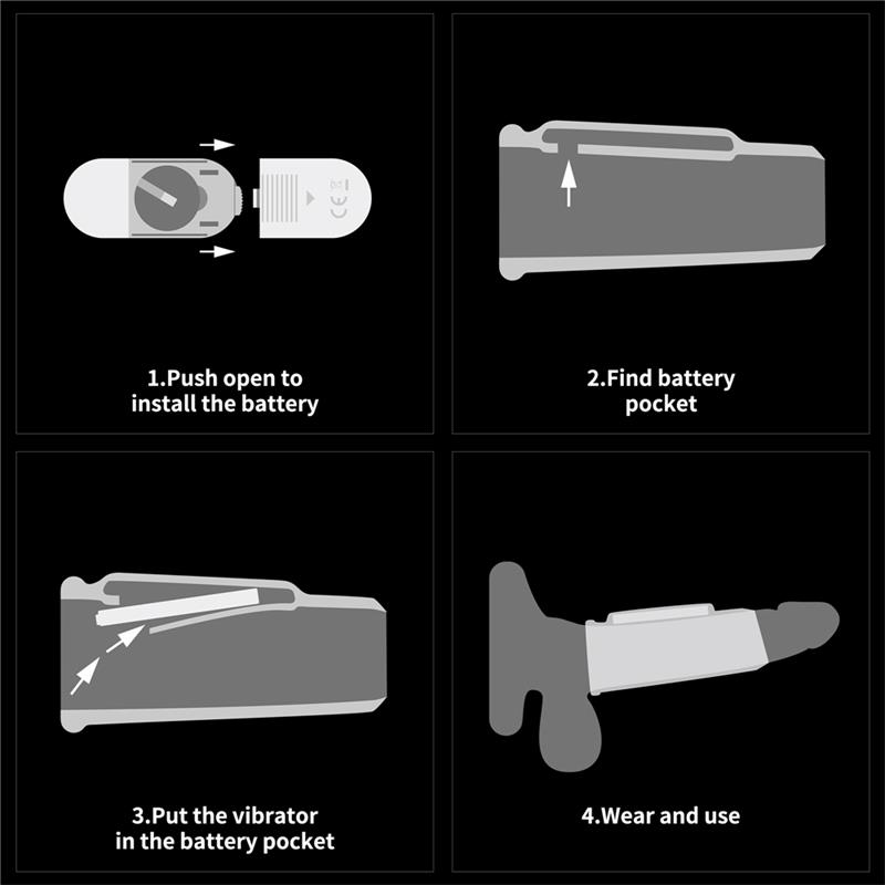 Funda para el Pene con Vibración Ridge Knights - Imagen 7