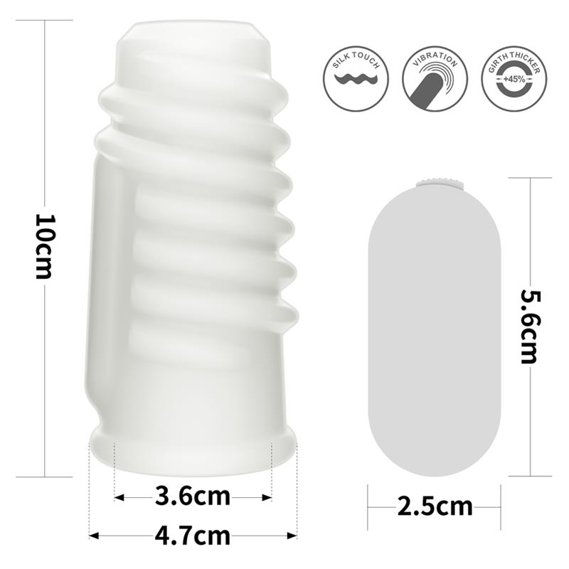 Funda para el Pene con Vibración Spiral Knights - Imagen 9