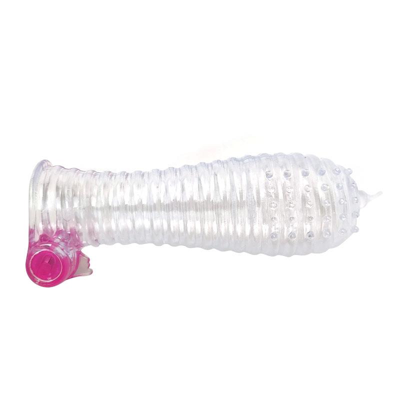 Funda para el Pene con Vibración Transparente - Imagen 3