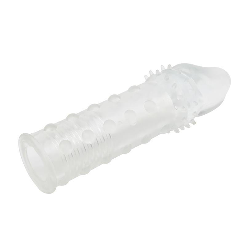 Funda para el Pene Extra Texture Transparente - Imagen 4