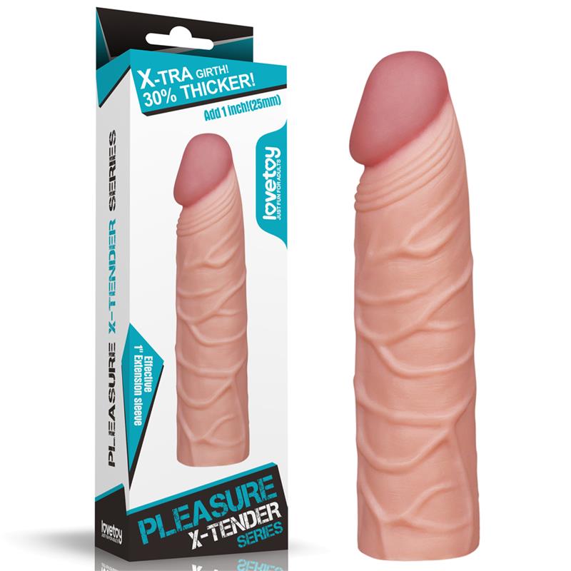 Funda para el Pene Pleasure X Tender Natural - Imagen 6
