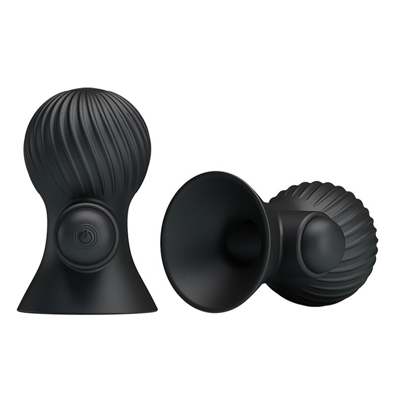 Funda para los Pezones con Vibración Negro - Imagen 2