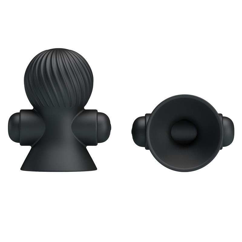 Funda para los Pezones con Vibración Negro - Imagen 3