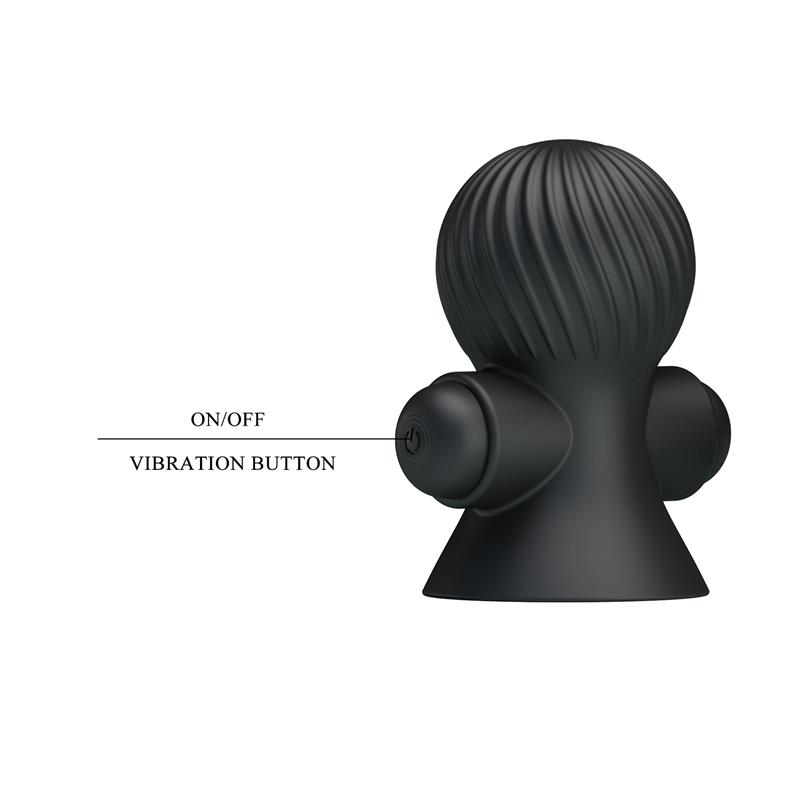 Funda para los Pezones con Vibración Negro - Imagen 5