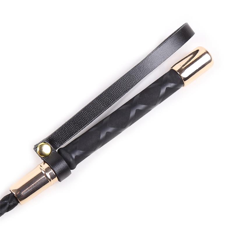 Fusta Clásica Negro y Dorado 30 cm - Imagen 5