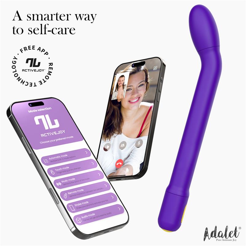 Gently Estimulador Punto G con APP Purpura - Imagen 4