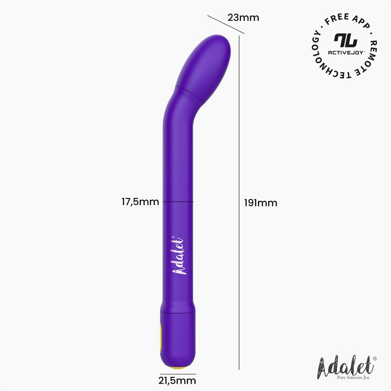 Gently Estimulador Punto G con APP Purpura - Imagen 9