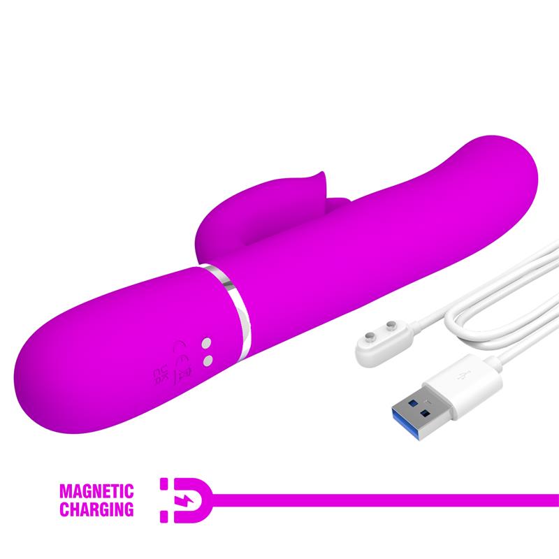Gigi Vibrador con Licking y Thumping Fucsia - Imagen 10