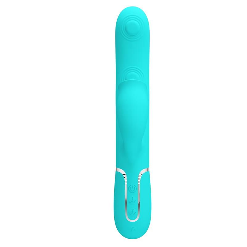Gigi Vibrador con Licking y Thumping Turquesa - Imagen 3
