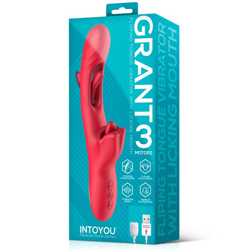 Grant Vibrador con Flipping y Lengua Licking 360º - Imagen 9