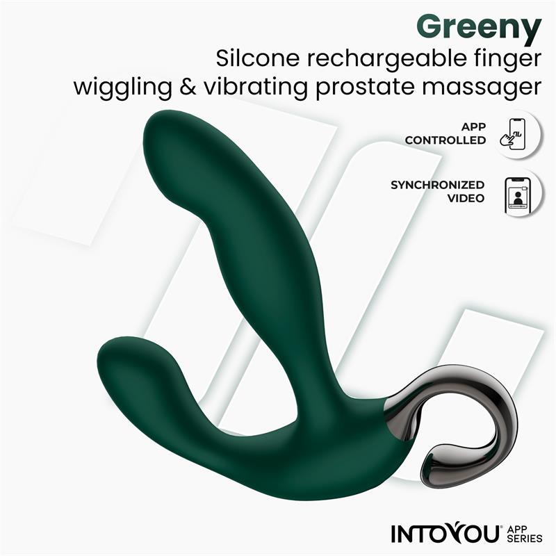 Greeny Masajeador Prostático con Finger Wiggling y App - Imagen 4