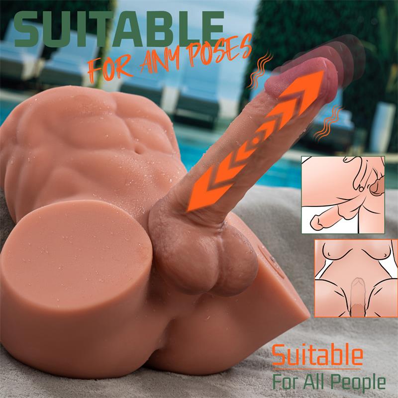 Gretel Semi Torso con Dildo Desmontable, Thrusting y APP 6 kg - Imagen 5