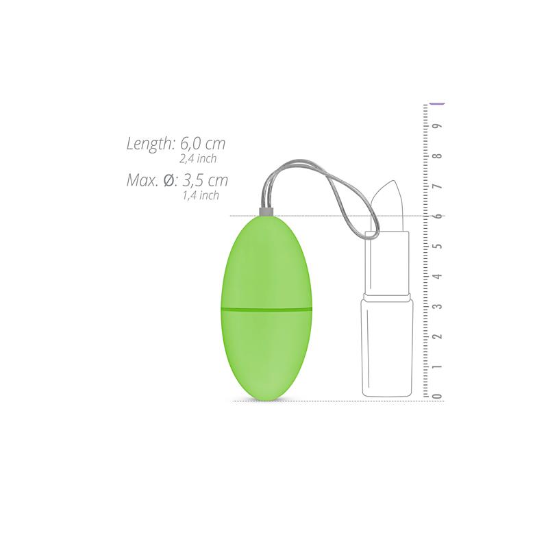 Huevo Vibrador Control Remoto - Verde - Imagen 5