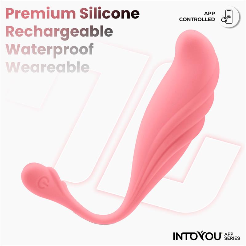 Huevo Vibrador con Movimiento Waving con APP USB - Imagen 5