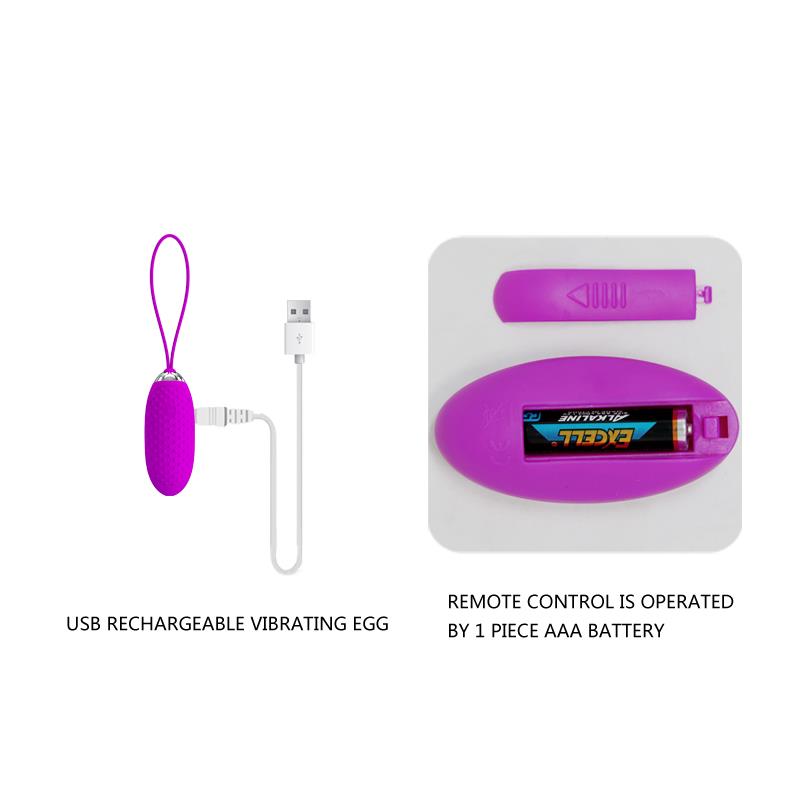 Huevo Vibrador Joanna USB Purpura - Imagen 7