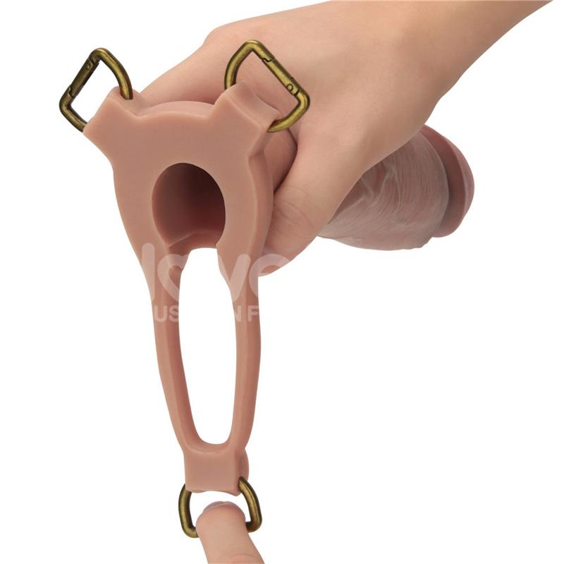 Ingen Arnés Ajustable con Dildo Hueco 9 Enhanced Set L/XL/2XL - Imagen 11
