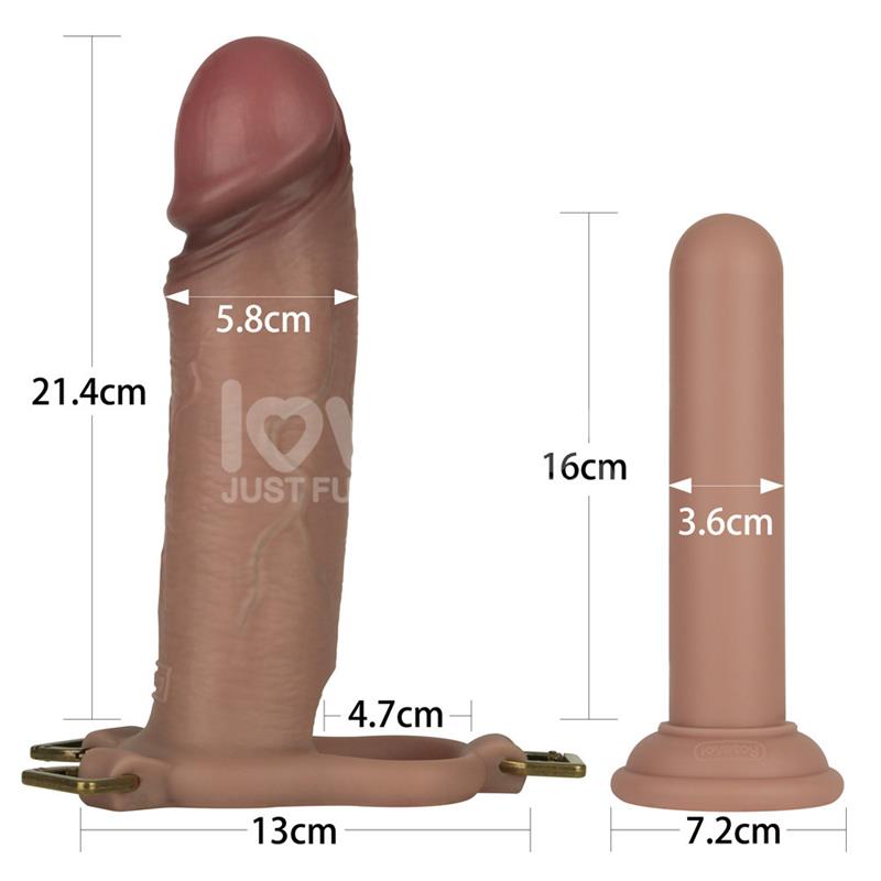 Ingen Arnés Ajustable con Dildo Hueco 9 Enhanced Set L/XL/2XL - Imagen 26
