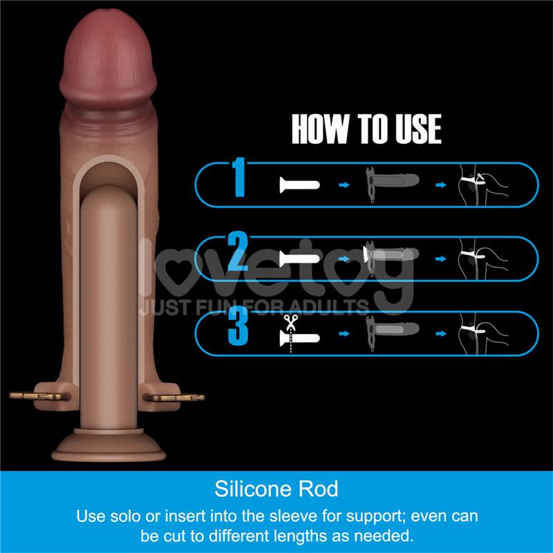 Ingen Arnés Ajustable con Dildo Hueco 9 Enhanced Set L/XL/2XL - Imagen 27