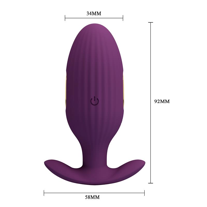 Jefferson Plug Anal con Vibración y Electroshock con APP - Imagen 16