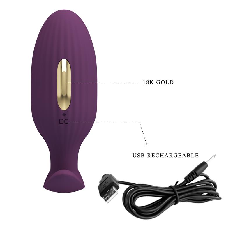Jefferson Plug Anal con Vibración y Electroshock con APP - Imagen 18