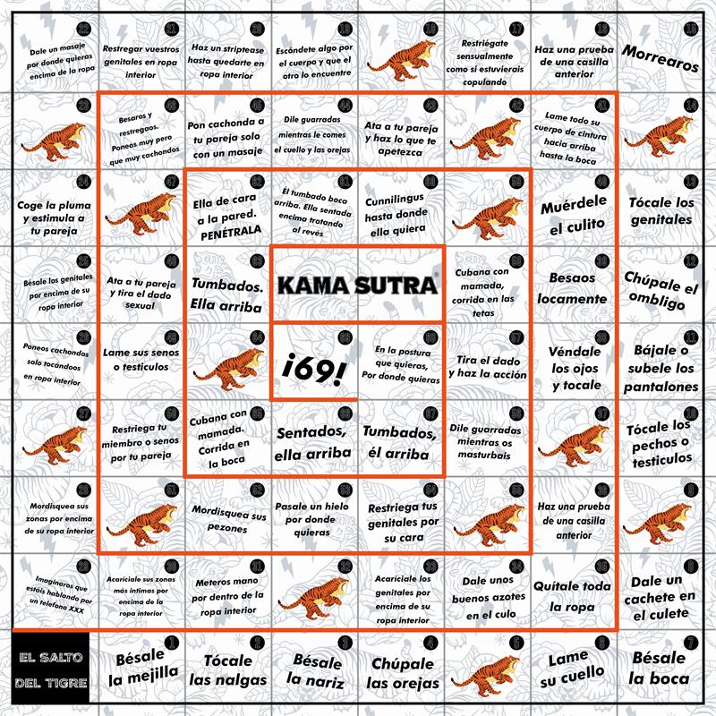Juego de Mesa el Salto del Tigre Erótico - Imagen 3