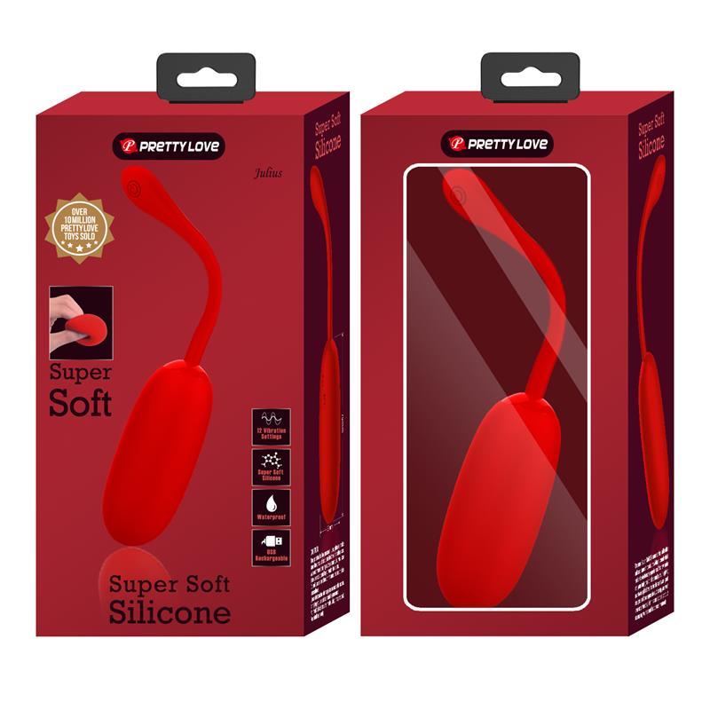 Julius Huevo Vibrador Rojo - Imagen 11