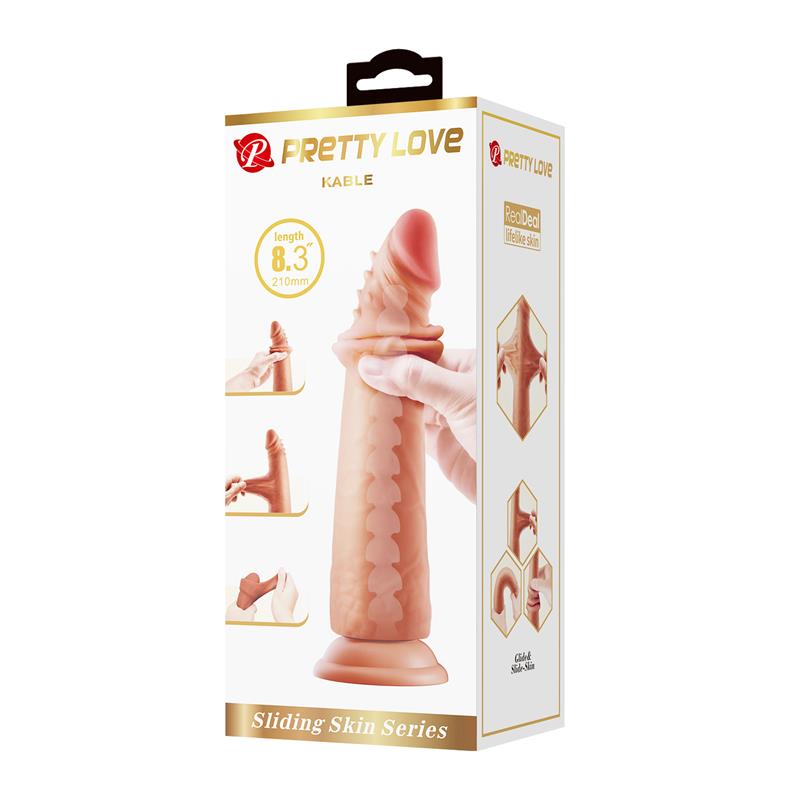 Kable Dildo Piel Deslizante Retractil 8.3 - Imagen 8