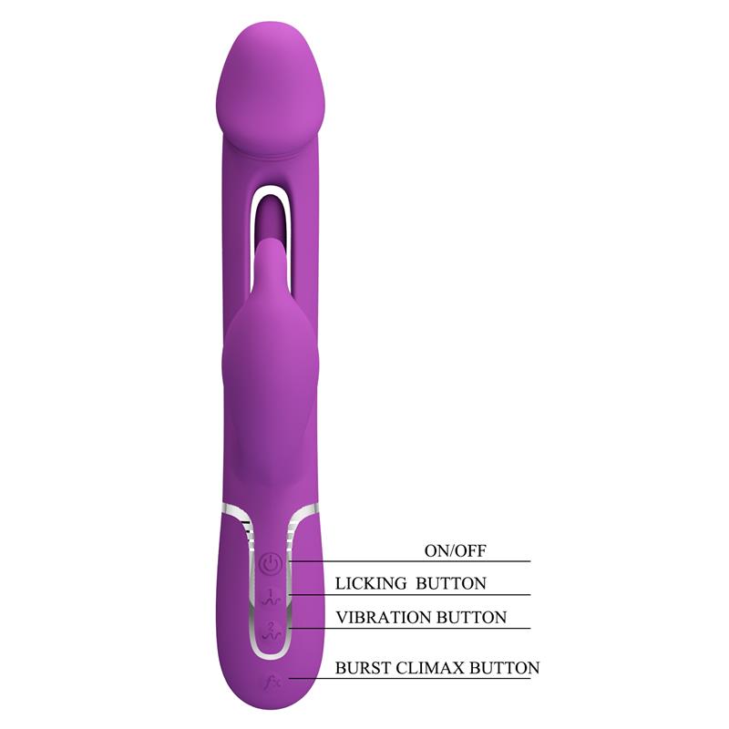 Kampas Vibrador con Lengua Lila - Imagen 8