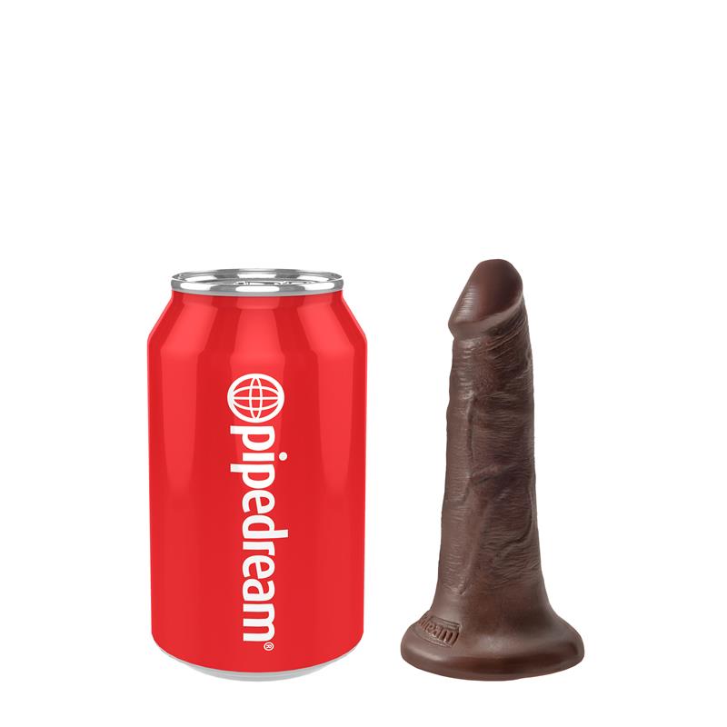 King Cock Pene de 5 - Color Marrón - Imagen 3