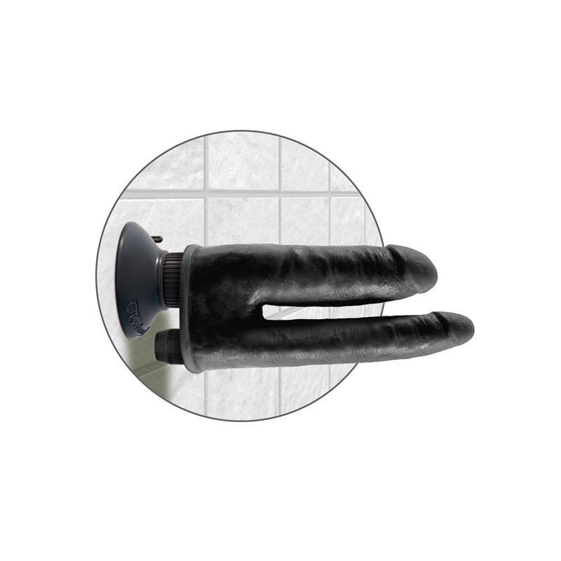 King Cock Vibrador Doble 8 - Color Negro - Imagen 5