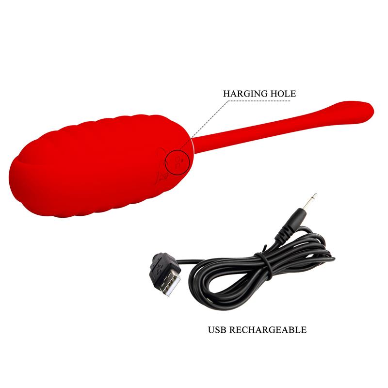 Kirk Huevo Vibrador Rojo - Imagen 9