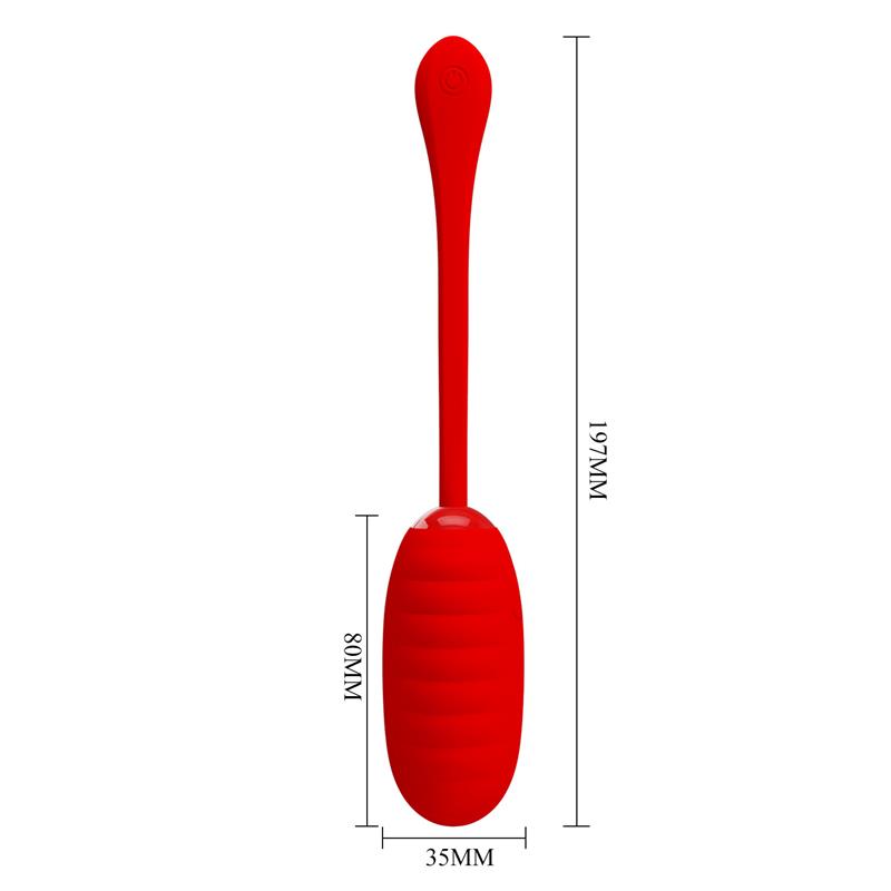 Kirk Huevo Vibrador Rojo - Imagen 10