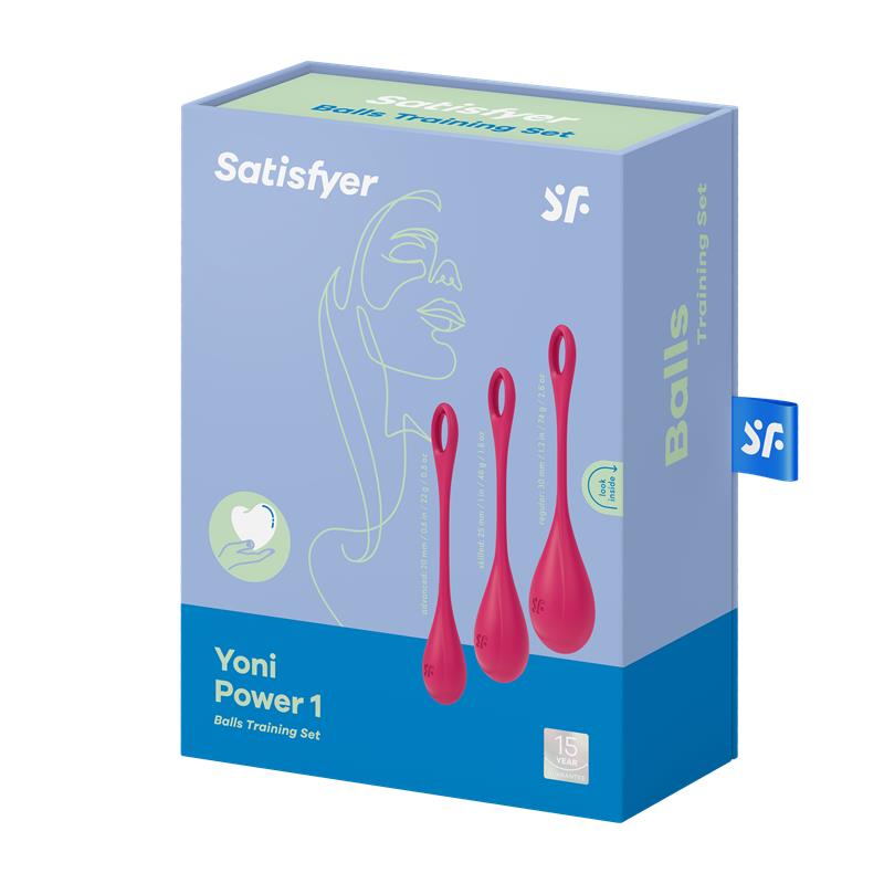 Kit 3 Bolas Suelo Pélvico Yoni Power 1 Rojo - Imagen 5