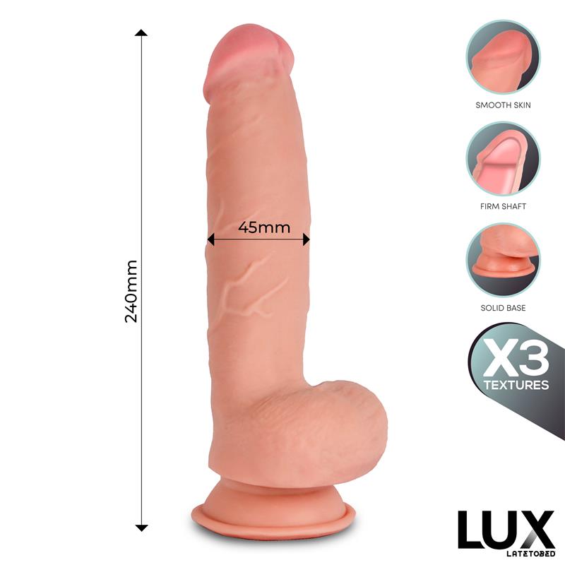 Klaus Dildo Triple Densidad con Testículos 9.4 - Imagen 5