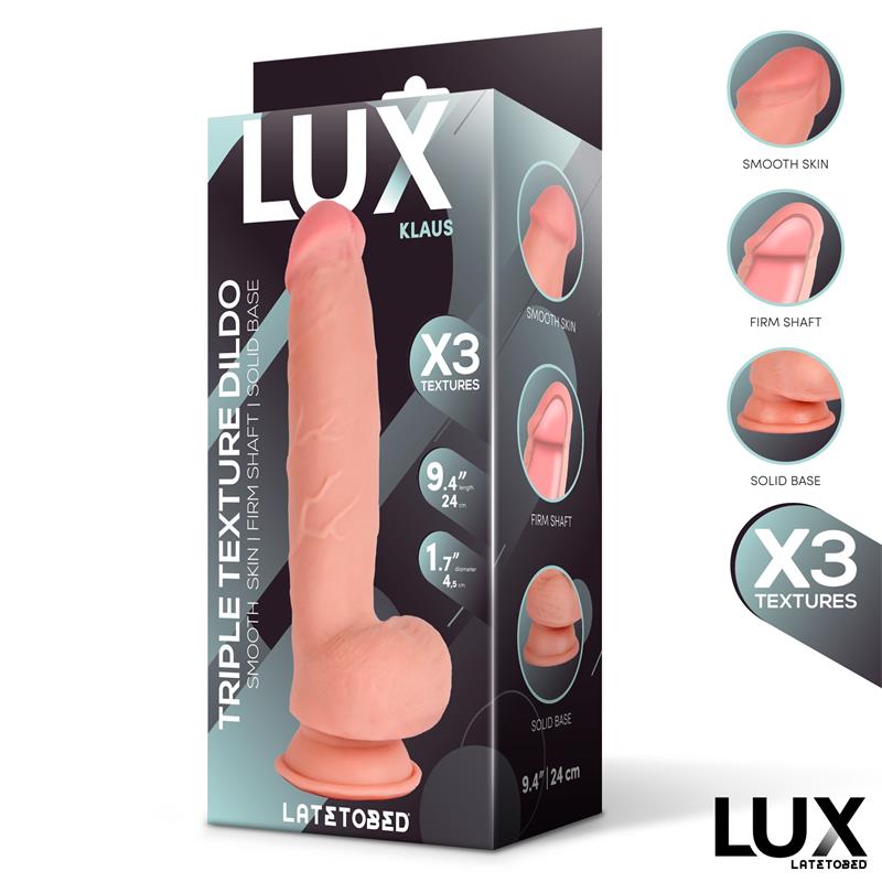 Klaus Dildo Triple Densidad con Testículos 9.4 - Imagen 6