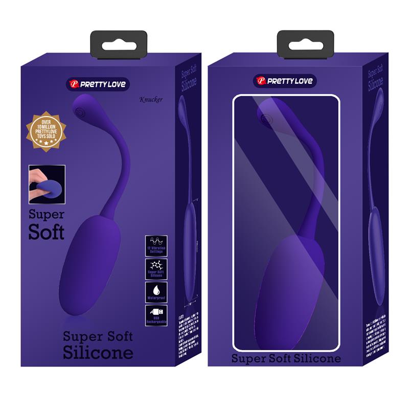 Knucker Huevo Vibrador Púrpura - Imagen 11