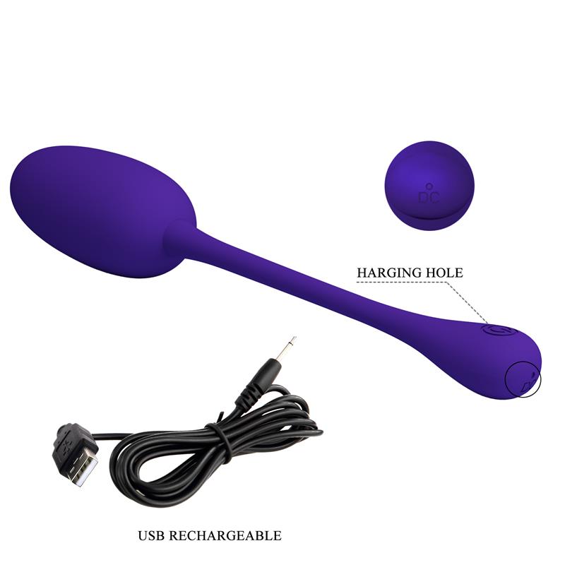 Knucker Huevo Vibrador Púrpura - Imagen 9