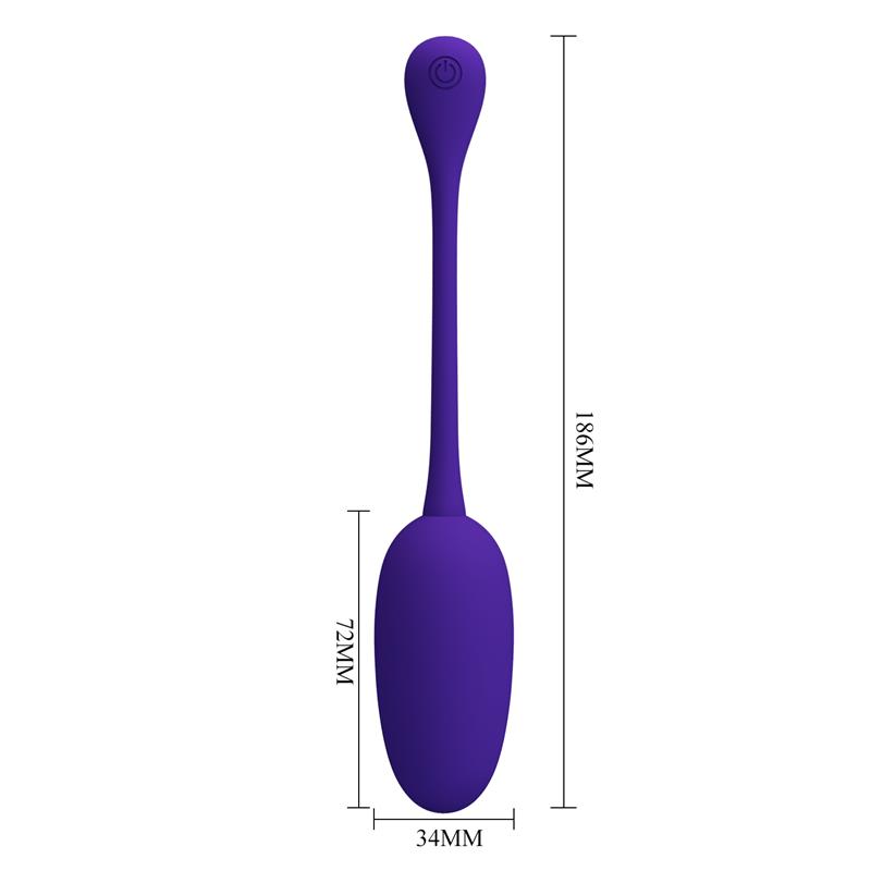 Knucker Huevo Vibrador Púrpura - Imagen 10