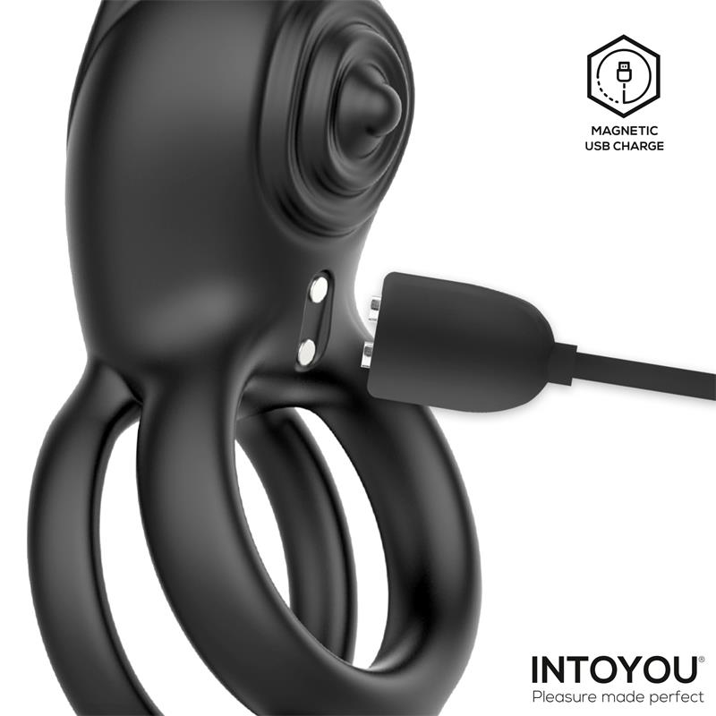 Konny Anillo Vibrador Doble con Conejito y Control Remoto - Imagen 6