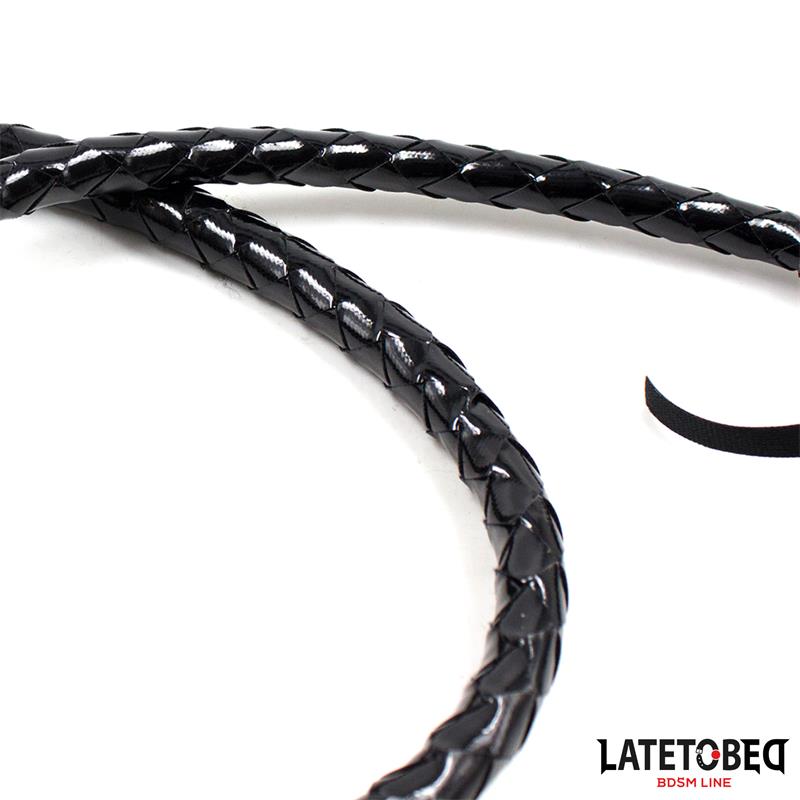 Látigo Negro Brillante 138cm - Imagen 3