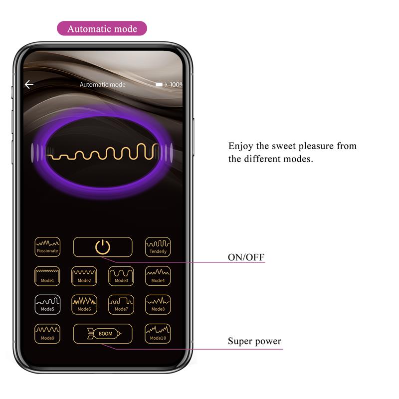 Leviathan Huevo Vibrador con APP - Imagen 14