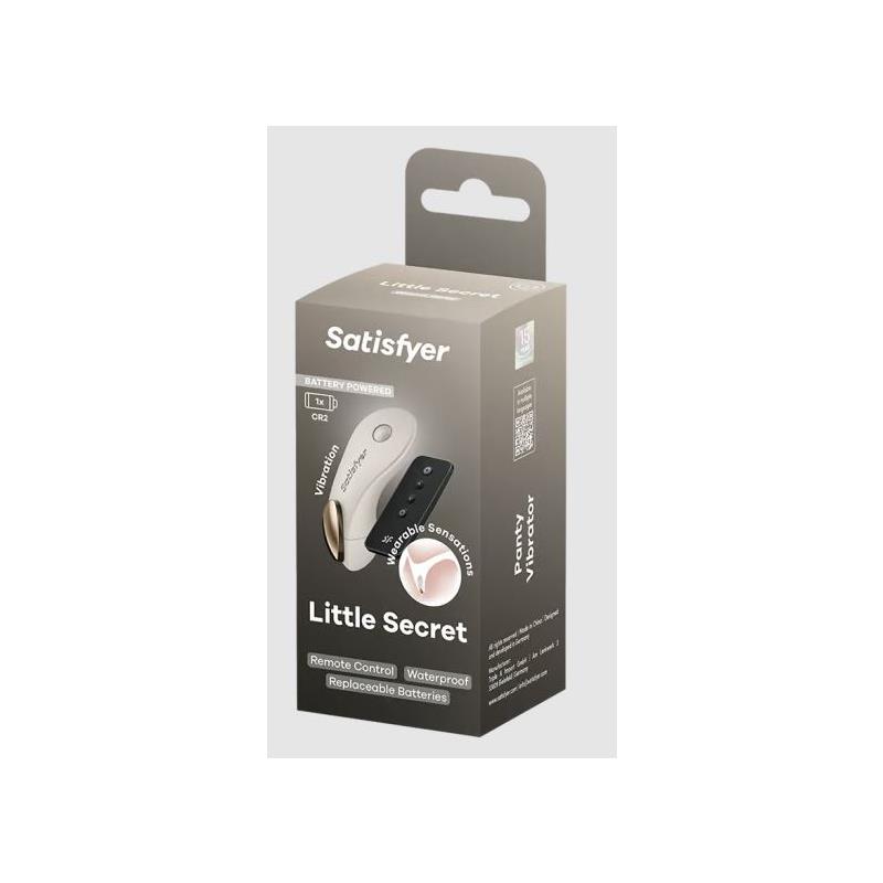 Little Secret Estimulador de Braguita Battery Series Warm Grey - Imagen 5