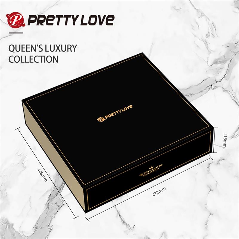 Luxury Set Queens 12 Juguetes Negro y Oro 18k - Imagen 26