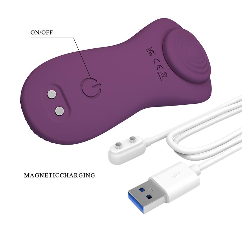 Mane Vibrador de Braguita con App Púrpura - Imagen 8