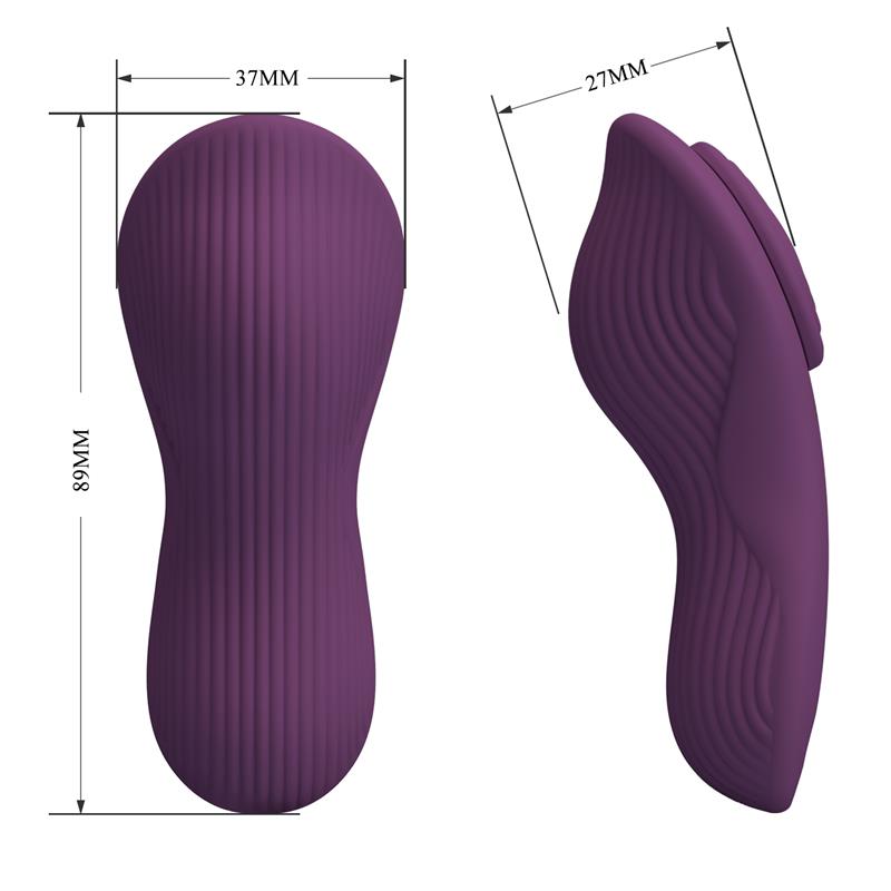 Mane Vibrador de Braguita con App Púrpura - Imagen 9