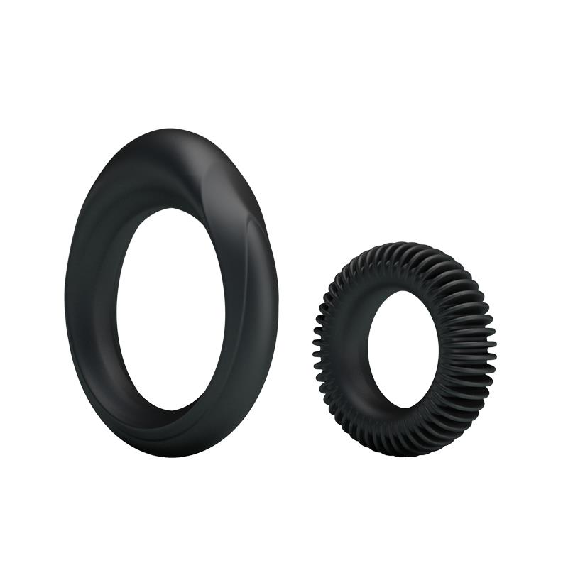 Manhood Set de 2 Anillo para el Pene - Imagen 2