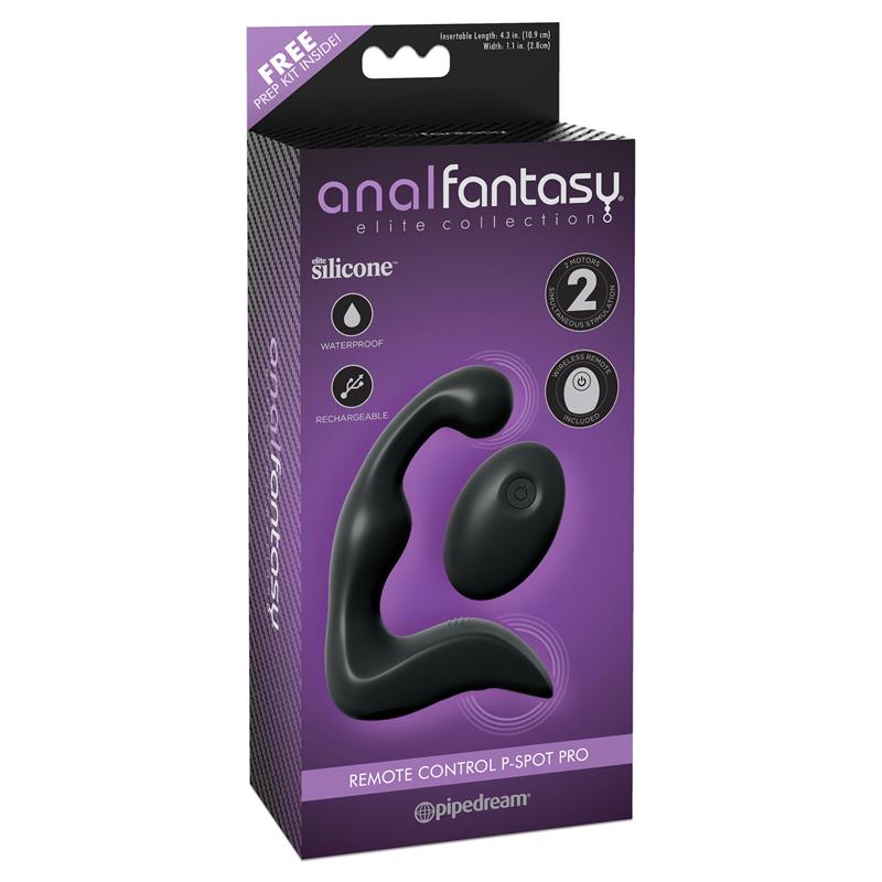 Masajeador Prostático con Vibración Negro - Imagen 2